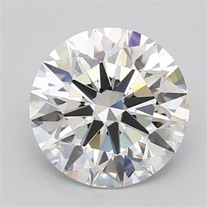 Picture of Lab Grown Diamond 4.01 Carats, Round with Ideal Cut, D Color, VVS1 Clarity and Certified by IGI