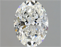 Natural Diamond 1.02 Carats, Oval with  Cut, G Color, VVS2 Clarity and Certified by GIA