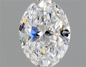 Picture of Natural Diamond 0.90 Carats, Oval with  Cut, D Color, SI2 Clarity and Certified by GIA