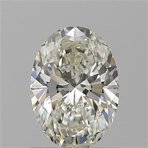 Picture of Natural Diamond 1.01 Carats, Oval with  Cut, J Color, SI1 Clarity and Certified by GIA