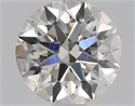 Natural Diamond 0.70 Carats, Round with Excellent Cut, J Color, SI1 Clarity and Certified by GIA