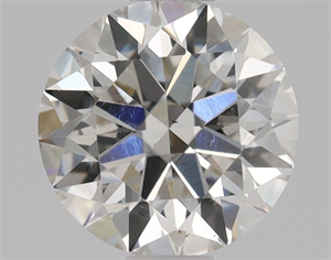 Picture of Natural Diamond 0.70 Carats, Round with Excellent Cut, J Color, SI1 Clarity and Certified by GIA