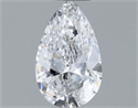 Diamante Natural 0.40 quilates, De pera , Color D, claridad SI1 y certificado GIA