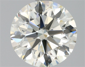 Picture of Natural Diamond 1.51 Carats, Round with Excellent Cut, K Color, VS1 Clarity and Certified by HRD
