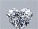 Natural Diamond 0.30 Carats, Heart with  Cut, E Color, VS2 Clarity and Certified by GIA