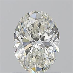 Foto Diamante Natural 0.90 quilates, Ovalado , Color H, claridad SI1 y certificado GIA de