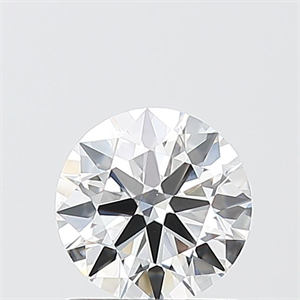 Picture of Lab Grown Diamond 1.01 Carats, Round with Ideal Cut, D Color, VS1 Clarity and Certified by IGI