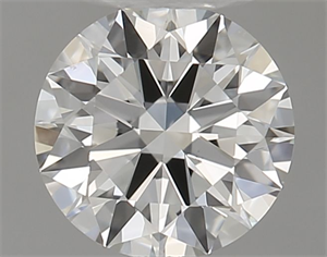 Picture of Natural Diamond 0.47 Carats, Round with Excellent Cut, H Color, VS2 Clarity and Certified by GIA
