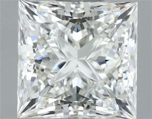 Picture of Natural Diamond 0.72 Carats, Princess with  Cut, I Color, VVS2 Clarity and Certified by GIA