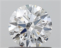 Natural Diamond 0.70 Carats, Round with Excellent Cut, D Color, SI1 Clarity and Certified by GIA