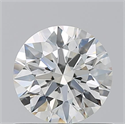 Natural Diamond 0.73 Carats, Round with Excellent Cut, J Color, VVS1 Clarity and Certified by GIA