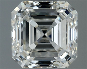 Picture of Natural Diamond 1.00 Carats, Asscher with  Cut, I Color, VS1 Clarity and Certified by IGI