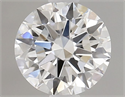 Lab Grown Diamond 1.01 Carats, Round with Excellent Cut, E Color, VVS2 Clarity and Certified by IGI