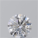 Diamante Natural 0.63 quilates, Redondo , Color D, claridad VVS2 y certificado GIA