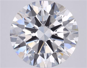 Picture of Lab Grown Diamond 3.25 Carats, Round with Ideal Cut, F Color, VVS1 Clarity and Certified by IGI