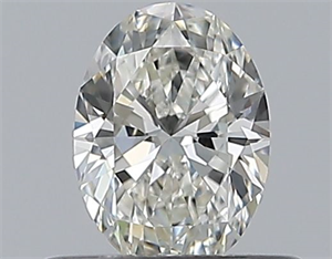 Foto Diamante Natural 0.42 quilates, Ovalado , Color H, claridad VS1 y certificado GIA de