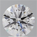 Lab Grown Diamond 3.59 Carats, Round with Ideal Cut, E Color, VVS2 Clarity and Certified by IGI