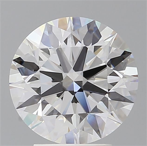 Picture of Lab Grown Diamond 3.59 Carats, Round with Ideal Cut, E Color, VVS2 Clarity and Certified by IGI