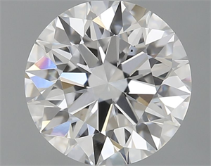 Picture of Lab Grown Diamond 1.10 Carats, Round with Excellent Cut, D Color, VS2 Clarity and Certified by GIA