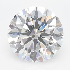 Picture of Lab Grown Diamond 3.30 Carats, Round with Ideal Cut, D Color, VVS1 Clarity and Certified by IGI