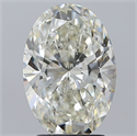 Diamante Natural 3.01 quilates, Ovalado , Color K, claridad SI1 y certificado GIA