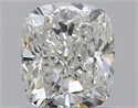 Natural Diamond 0.80 Carats, Cushion with  Cut, I Color, VS1 Clarity and Certified by GIA