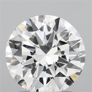 Picture of Lab Grown Diamond 1.51 Carats, Round with Very Good Cut, D Color, VS1 Clarity and Certified by IGI