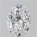 Diamante Natural 0.80 quilates, Ovalado , Color D, claridad VS1 y certificado GIA