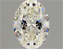 Natural Diamond 0.90 Carats, Oval with  Cut, J Color, VVS2 Clarity and Certified by GIA