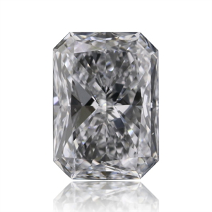 Picture of Natural Diamond 0.40 Carats, Radiant with  Cut, D Color, VS2 Clarity and Certified by GIA