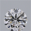Natural Diamond 0.40 Carats, Round with Very Good Cut, E Color, SI1 Clarity and Certified by GIA
