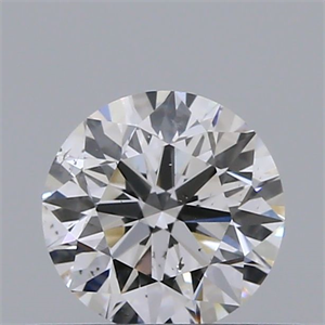 Picture of Natural Diamond 0.40 Carats, Round with Very Good Cut, E Color, SI1 Clarity and Certified by GIA