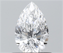 Natural Diamond 0.53 Carats, Pear with  Cut, D Color, VS2 Clarity and Certified by GIA