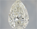 Natural Diamond 0.40 Carats, Pear with  Cut, H Color, VS1 Clarity and Certified by IGI