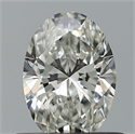 Diamante Natural 0.50 quilates, Ovalado , Color H, claridad VVS2 y certificado GIA