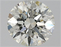 Natural Diamond 0.70 Carats, Round with Excellent Cut, K Color, SI2 Clarity and Certified by GIA