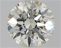 Natural Diamond 0.70 Carats, Round with Excellent Cut, K Color, SI2 Clarity and Certified by GIA