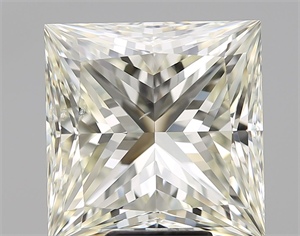 Picture of Natural Diamond 5.23 Carats, Princess with  Cut, L Color, SI1 Clarity and Certified by GIA