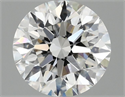 Lab Grown Diamond 2.59 Carats, Round with Excellent Cut, E Color, VVS2 Clarity and Certified by IGI