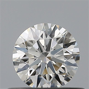 Picture of Natural Diamond 0.41 Carats, Round with Excellent Cut, G Color, IF Clarity and Certified by GIA