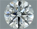 Natural Diamond 1.03 Carats, Round with Excellent Cut, I Color, I1 Clarity and Certified by GIA