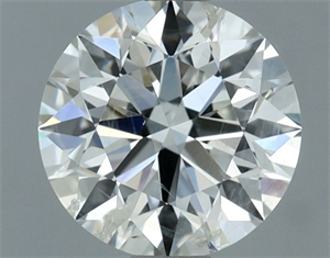 Picture of Natural Diamond 1.03 Carats, Round with Excellent Cut, I Color, I1 Clarity and Certified by GIA