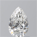 Natural Diamond 0.76 Carats, Pear with  Cut, F Color, VS1 Clarity and Certified by GIA