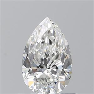 Picture of Natural Diamond 0.76 Carats, Pear with  Cut, F Color, VS1 Clarity and Certified by GIA