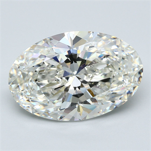 Picture of Natural Diamond 8.40 Carats, Oval with  Cut, J Color, VS1 Clarity and Certified by GIA