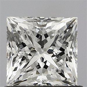 Picture of Natural Diamond 1.00 Carats, Princess with  Cut, D Color, SI1 Clarity and Certified by GIA