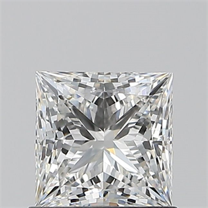 Foto Diamante Natural 0.90 quilates, Princesa , Color F, claridad VVS2 y certificado GIA de