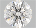Natural Diamond 0.70 Carats, Round with Excellent Cut, H Color, I1 Clarity and Certified by GIA