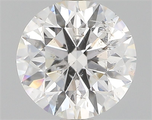Picture of Natural Diamond 0.70 Carats, Round with Excellent Cut, H Color, I1 Clarity and Certified by GIA