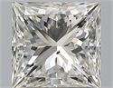 Natural Diamond 1.50 Carats, Princess with  Cut, I Color, SI1 Clarity and Certified by GIA